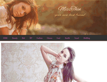 Tablet Screenshot of missthin.com